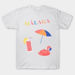 Málaga Holiday Drawings T-Shirt